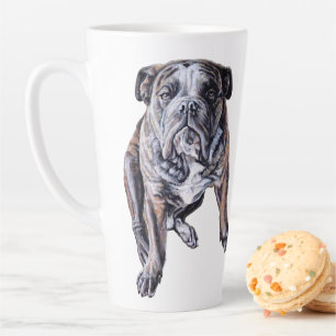 Caneca De Café Latte Buldogue Coffee Mug Legal Inglês Buldogue Cups