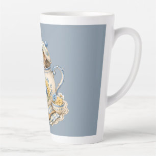 Caneca De Café Latte Bule de Chá Caprichoso Casa de Rato Blooms