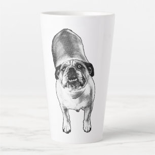 Caneca De Café Latte Bulldog Starlight Gaze