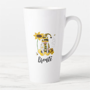 Caneca De Café Latte Bumble Bee Sunflower Personalised Gnomo Mug