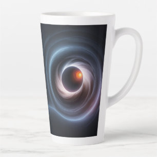 Caneca De Café Latte Buraco preto torcido