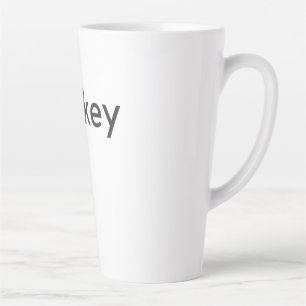 Caneca De Café Latte burro escuro