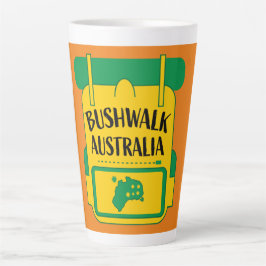 Caneca De Café Latte Bushwalk Austrália