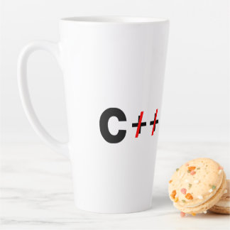 Caneca De Café Latte C, não C++