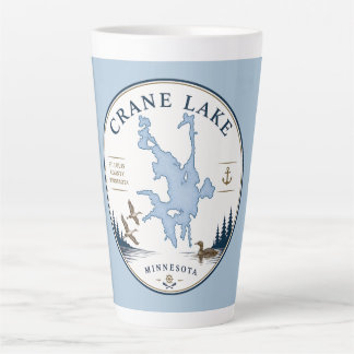 Caneca De Café Latte Cabana/Casa de Férias Crane Lake, Minnesota