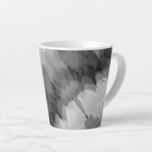 Caneca De Café Latte Cachoeira aquarela, natureza 3