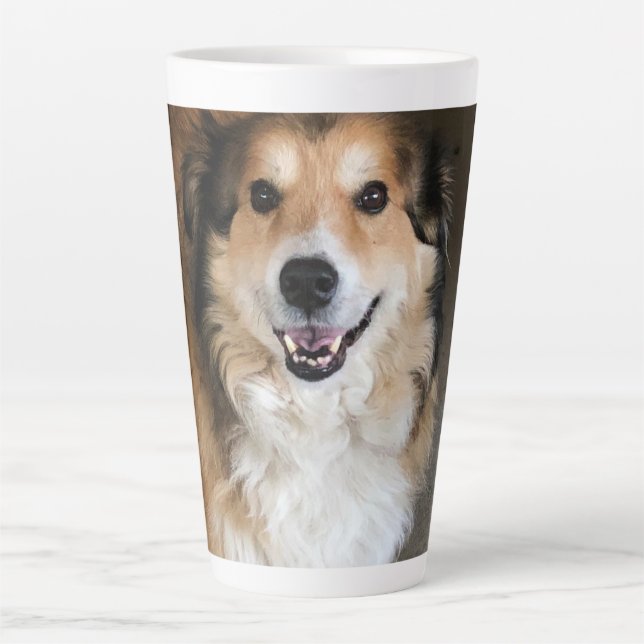 Caneca De Café Latte Cachorro (Frente)