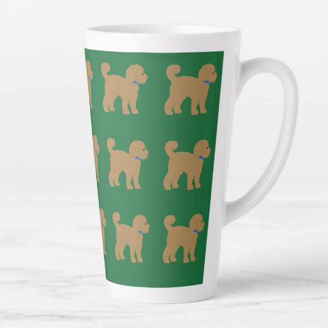 Caneca De Café Latte Cachorro (Direita)