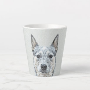 Caneca De Café Latte Cachorro Australiano - Arte Cachorro Original Boni