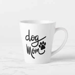 Caneca De Café Latte Cachorro Engraçado Mãe