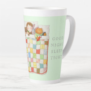 Caneca De Café Latte CACUMAGA DE CACHORRO DE COZY QUILA - Verde