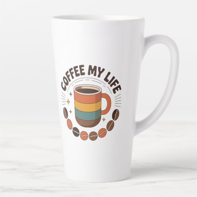 Caneca De Café Latte Café (Direita)