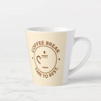 ☕ Café Break Minimal Bege Café Moderno ☕