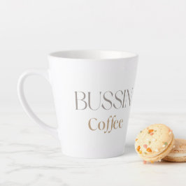 Caneca De Café Latte Café Bussin para Amantes de Cafeína da Moda