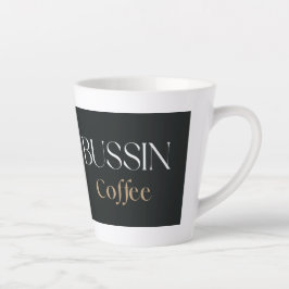 Caneca De Café Latte Café Bussin, Presente Engraçado para Amantes de Ca