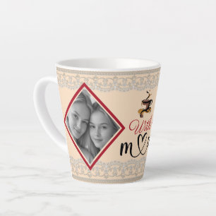 Caneca De Café Latte Café com a mãe