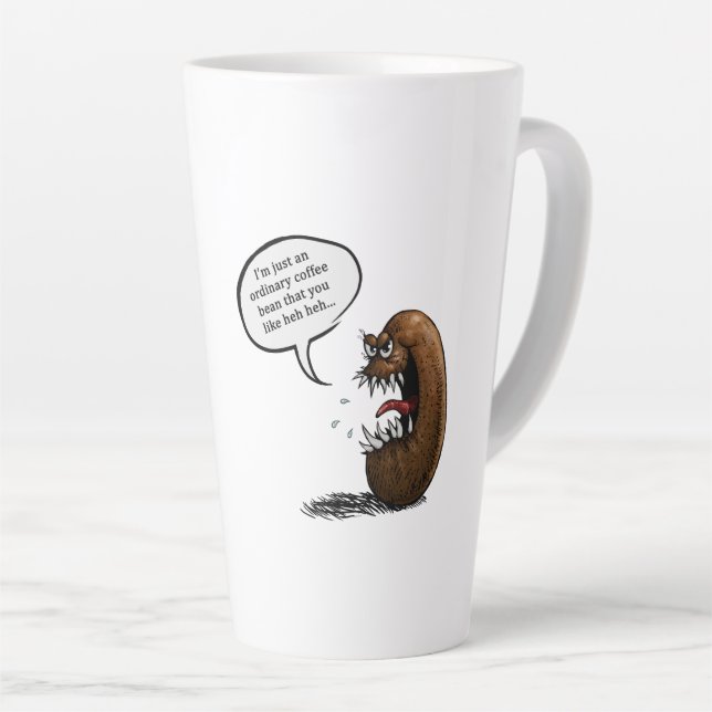 Caneca De Café Latte Café creepy (Ângulo direito)
