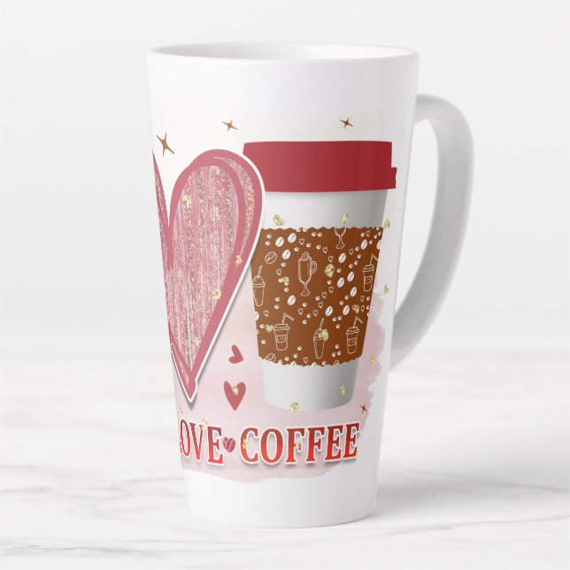 Caneca De Café Latte Café da Paz (Ângulo direito)