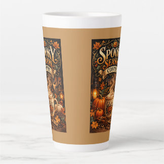 Caneca De Café Latte Café da Temporada Assustadora