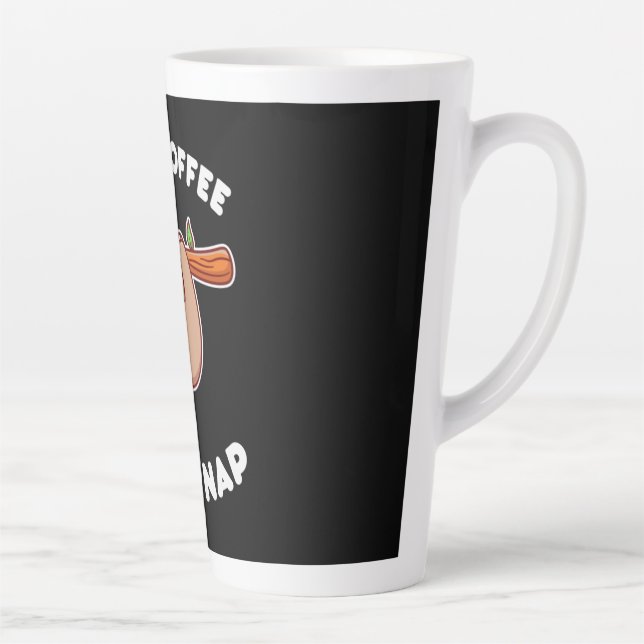 Caneca De Café Latte Café De Arte Com Café E Café (Direita)