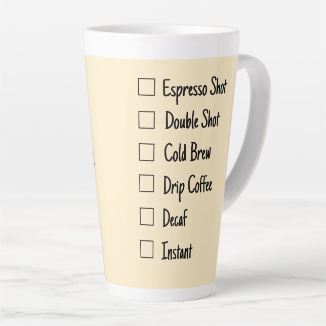 Caneca De Café Latte Café Especial (Ângulo direito)