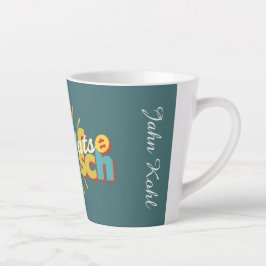 Caneca De Café Latte Café Estético Kaffeeklatsch Tradições Alemãs