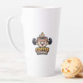 Caneca De Café Latte Café Forte