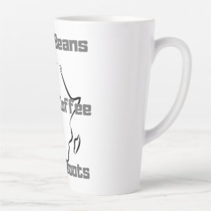 Caneca De Café Latte Café preto