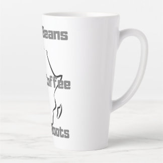 Caneca De Café Latte Café preto