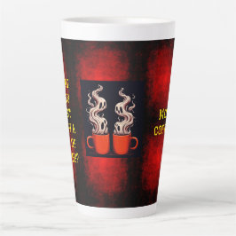 Caneca De Café Latte Café Rostos