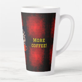Caneca De Café Latte Café Rostos