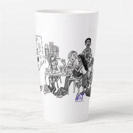 Caneca De Café Latte Café WiS e chá