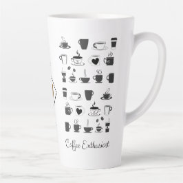Caneca De Café Latte Caffeine Meme Mug | Piada Engraçado