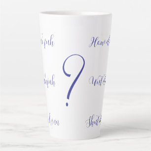Caneca De Café Latte Cala a Boca