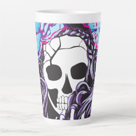Caneca De Café Latte Calavera Latte Mug