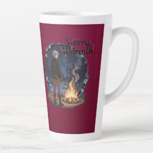 Caneca De Café Latte Calor Estrelado - Garoto Anime Lenhador pela Fogue