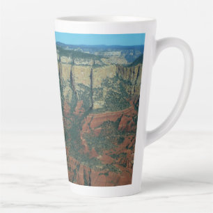 Caneca De Café Latte Camadas de Rochas Vermelhas em Sedona Arizona