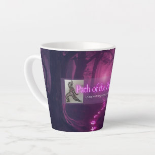 Caneca De Café Latte Caminho da Caneca Pequena de Latte Pé Chato