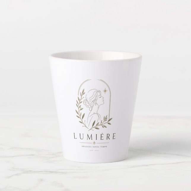 Caneca De Café Latte Camiseta (Frente)