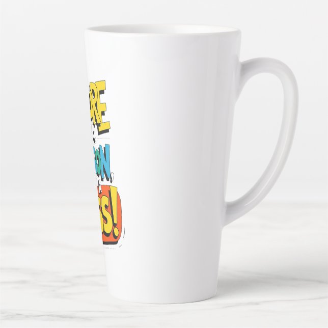 Caneca De Café Latte Camiseta (Direita)