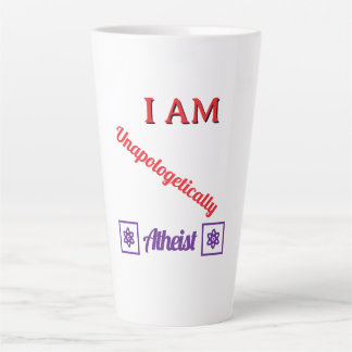 Caneca De Café Latte Camiseta Ateu Sem Desculpas