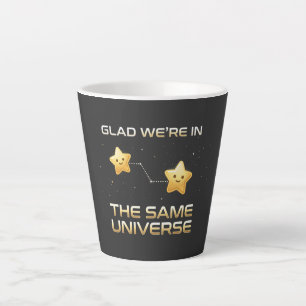 Caneca De Café Latte Camiseta do Dia do Melhor Amigo: Celestial Same Un