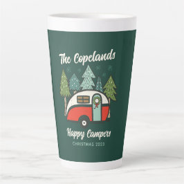 Caneca De Café Latte Campos felizes Personalizados