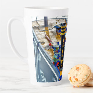CANECA DE CAFÉ LATTE CANAL NARROWBOAT