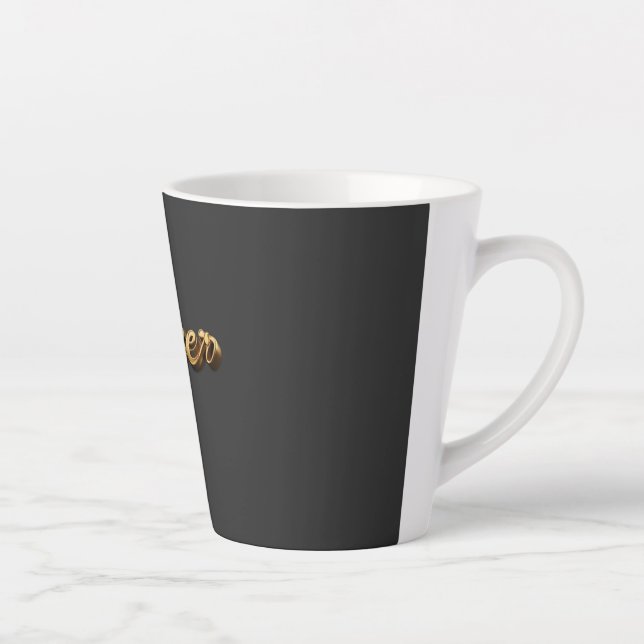 Caneca De Café Latte Cancer (Direita)