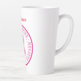 Caneca De Café Latte Cancer de mama Sensibilização Latino
