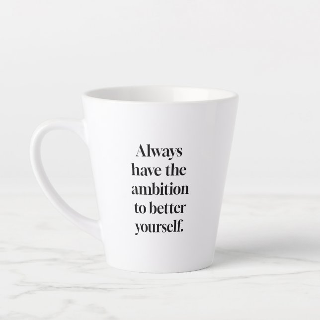 Caneca De Café Latte Caneca Ambition Latte (Esquerda)