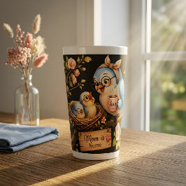 Caneca De Café Latte Caneca Black Latte Presente para a Mamãe