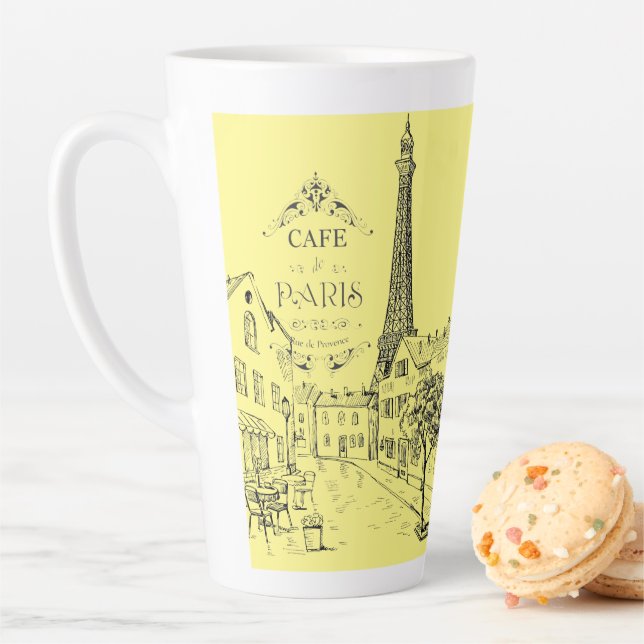 Caneca De Café Latte Caneca Café Paris Latte (In Situ)