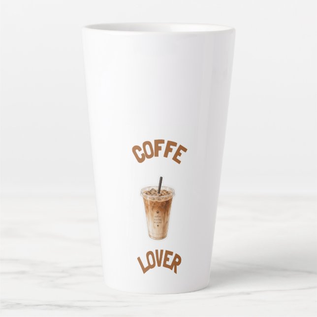 Caneca De Café Latte caneca de latte (Frente)